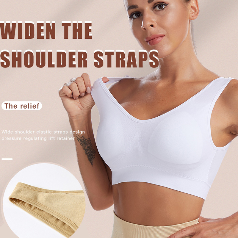 บราไร้โครง ไซส์ใหญ่พิเศษ S-4XL - Seamless Underwear Women บทวิจารณ์และราคา