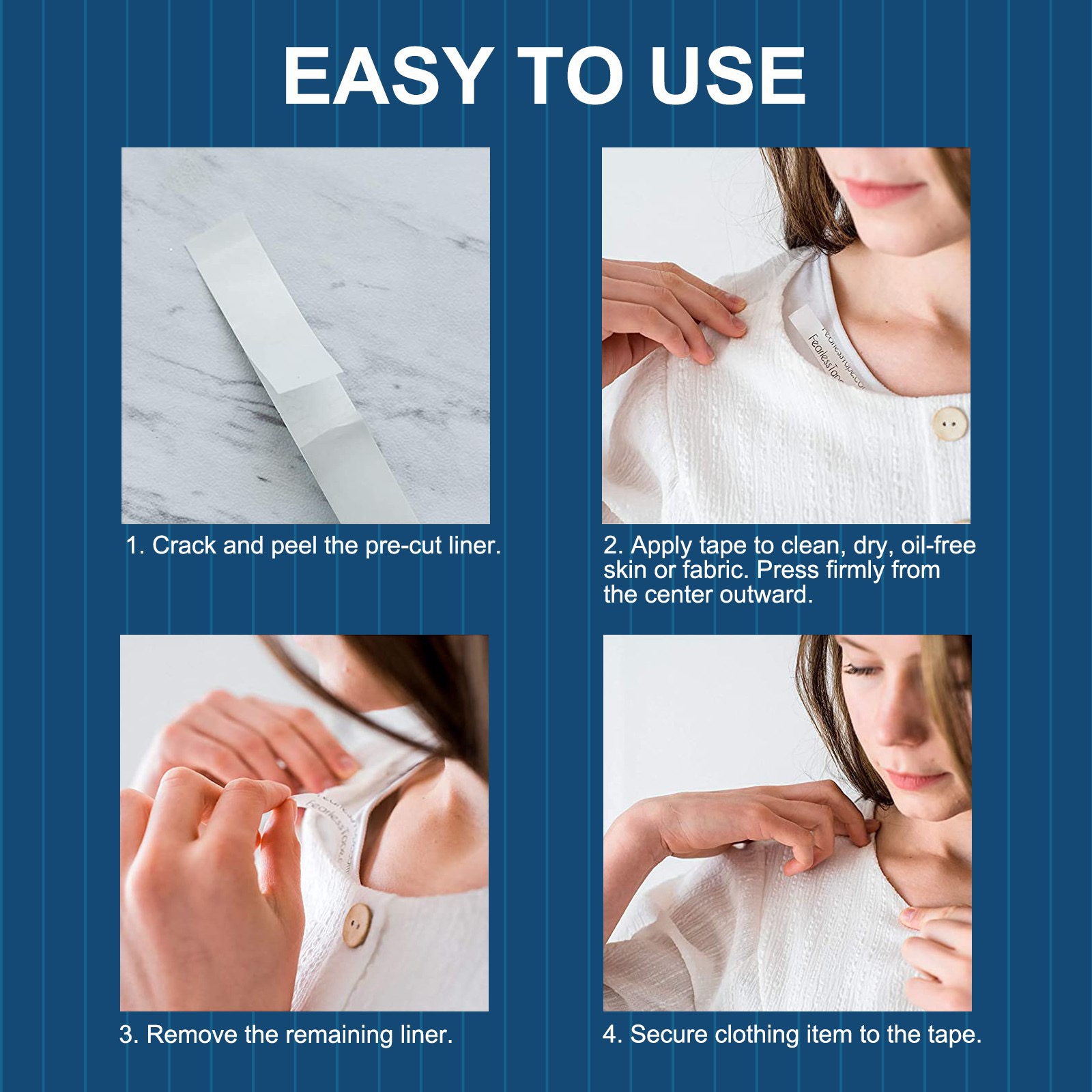 108 ชิ้น/3 แพ็ค เทปสองหน้าสำหร - Silicone Bra Adhesive บทวิจารณ์และราคา